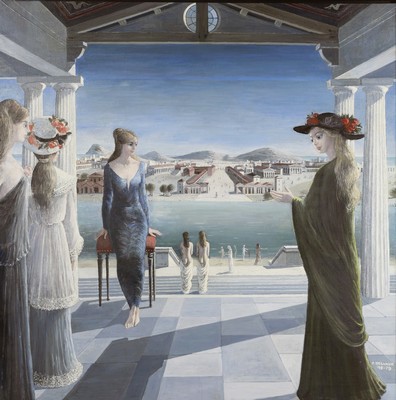 Paul Delvaux, La Terrasse